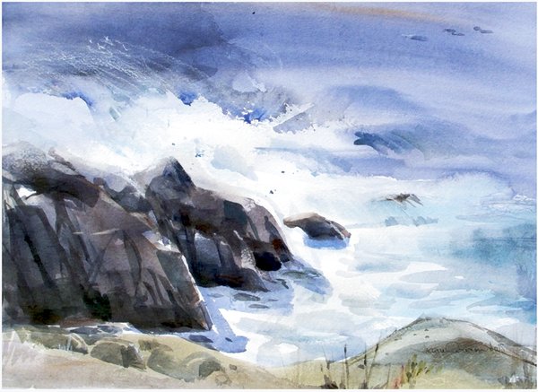 Rocky Shore off Scenic